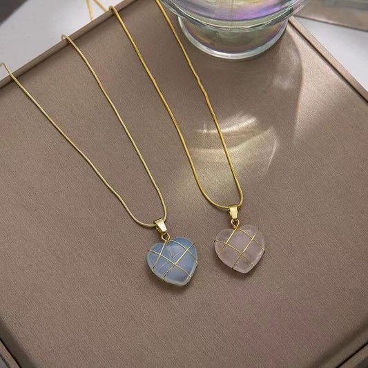 Fashion Moonstone Necklace For Cartoon Princess Love Girl - Necklace | Shop Name
