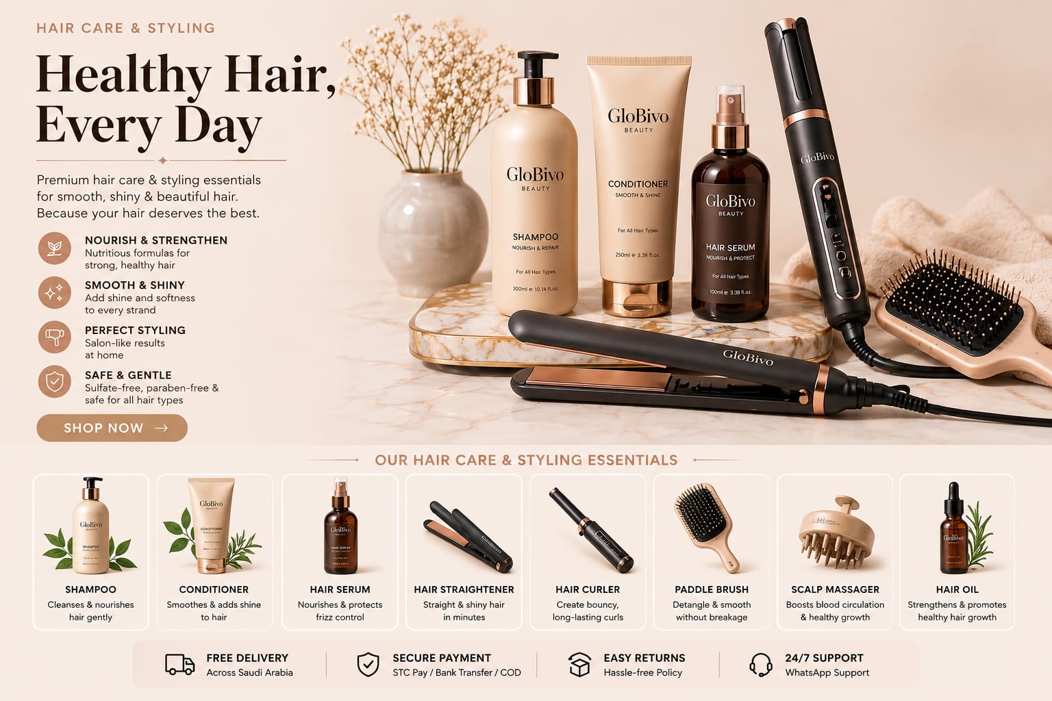 Hair Care & Styling - GloBivo