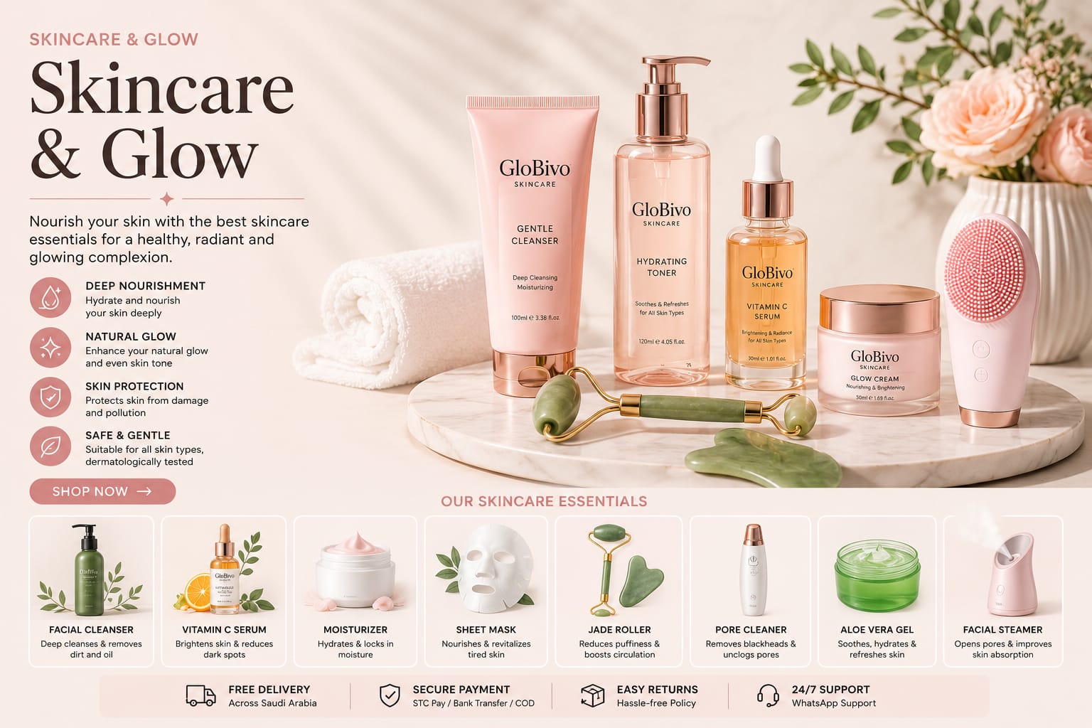 Skincare & Glow - GloBivo