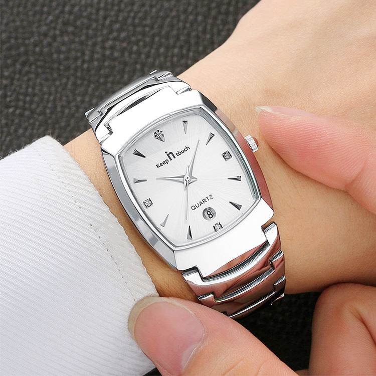Women's Luxury Tungsten Steel Couple Watch