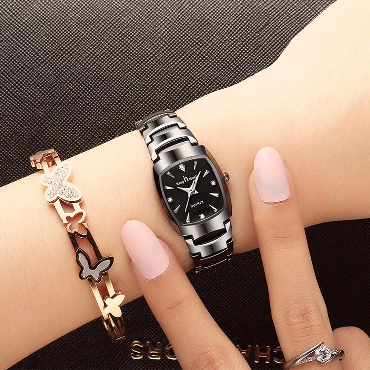 Women's Luxury Tungsten Steel Couple Watch