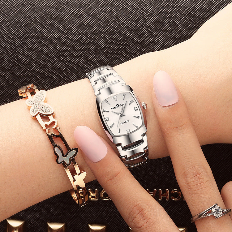 Women's Luxury Tungsten Steel Couple Watch