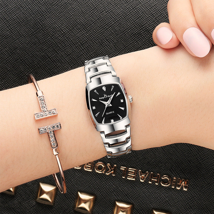 Women's Luxury Tungsten Steel Couple Watch