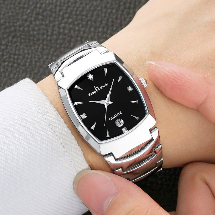 Women's Luxury Tungsten Steel Couple Watch