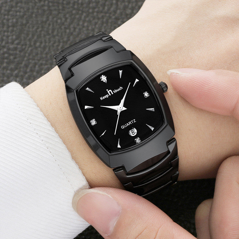 Women's Luxury Tungsten Steel Couple Watch