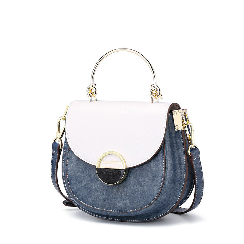 Women's Contrast Crossbody Shoulder Bag
