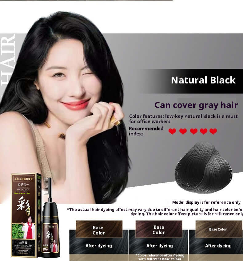 Plant Pure Hair Dye Color Hair Dyeing Cover White Hair Hair Color Cream
