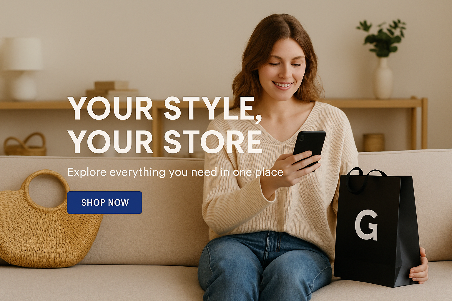 GloBivo lifestyle fashion and gift collection banner – stylish apparel and accessories for modern women